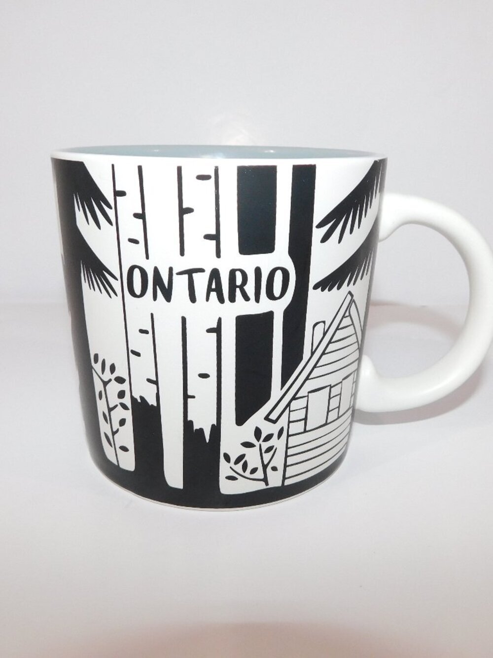 INDIGO Provinces of Canada ONTARIO Scene Coffee Mug Gray Inside City Forest